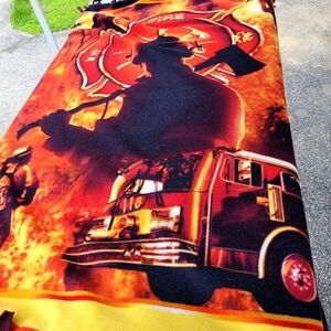 Firefighter Themed Blanket